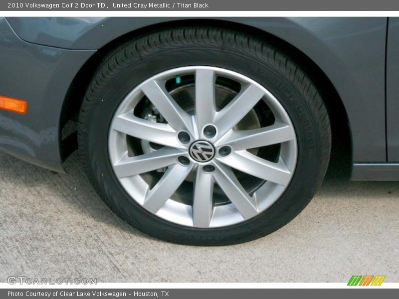 United Gray Metallic / Titan Black 2010 Volkswagen Golf 2 Door TDI