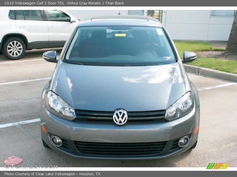 United Gray Metallic / Titan Black 2010 Volkswagen Golf 2 Door TDI