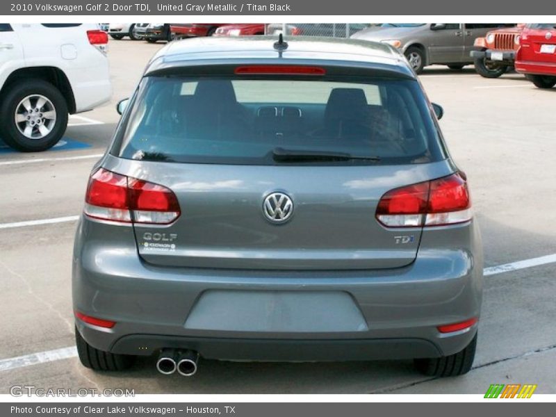 United Gray Metallic / Titan Black 2010 Volkswagen Golf 2 Door TDI