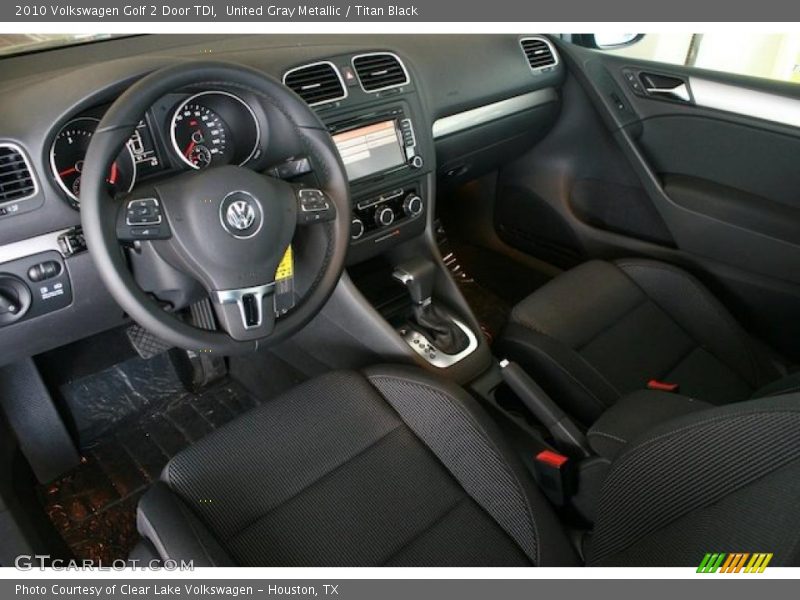 United Gray Metallic / Titan Black 2010 Volkswagen Golf 2 Door TDI