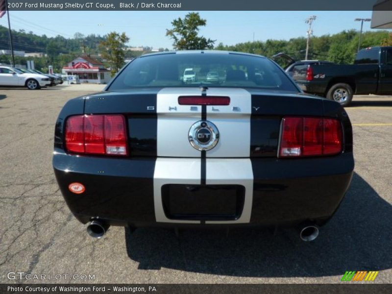 Black / Dark Charcoal 2007 Ford Mustang Shelby GT Coupe