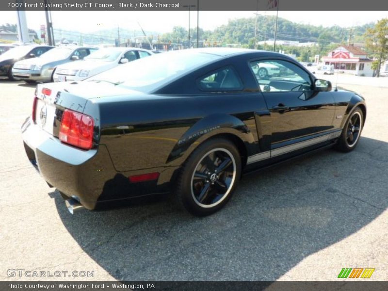 Black / Dark Charcoal 2007 Ford Mustang Shelby GT Coupe