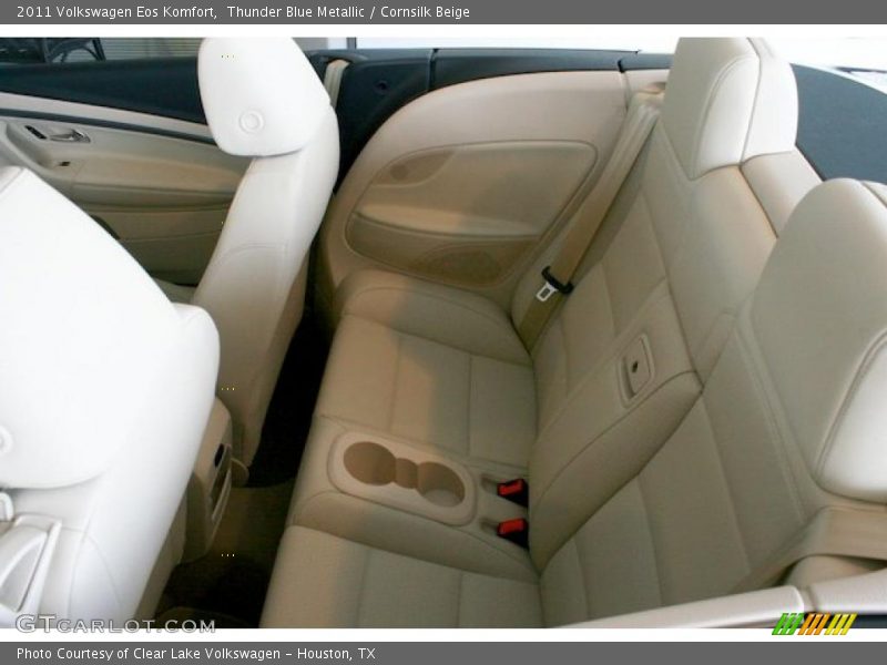 Thunder Blue Metallic / Cornsilk Beige 2011 Volkswagen Eos Komfort