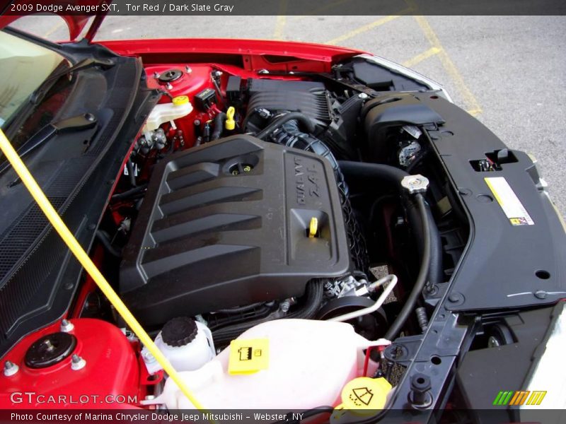 Tor Red / Dark Slate Gray 2009 Dodge Avenger SXT