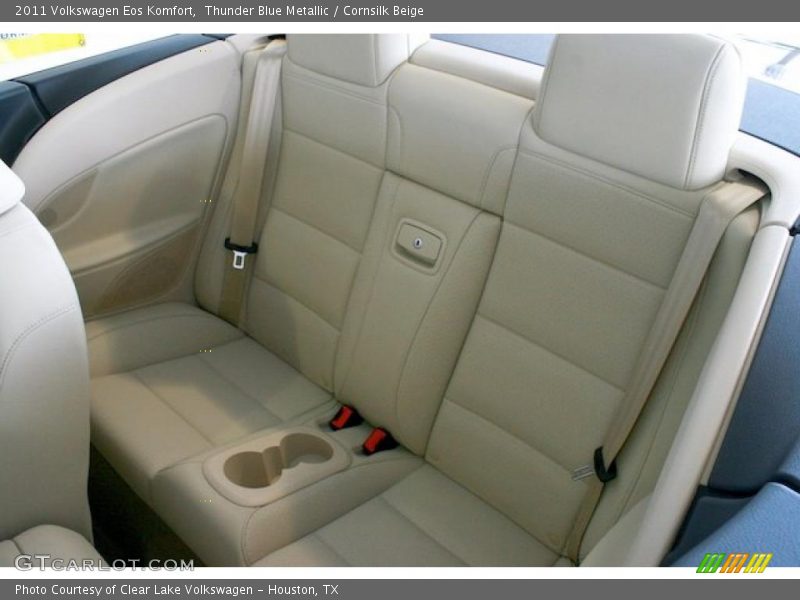 Thunder Blue Metallic / Cornsilk Beige 2011 Volkswagen Eos Komfort