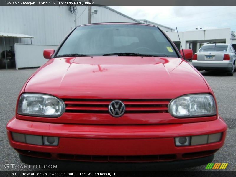 Tornado Red / Black 1998 Volkswagen Cabrio GLS
