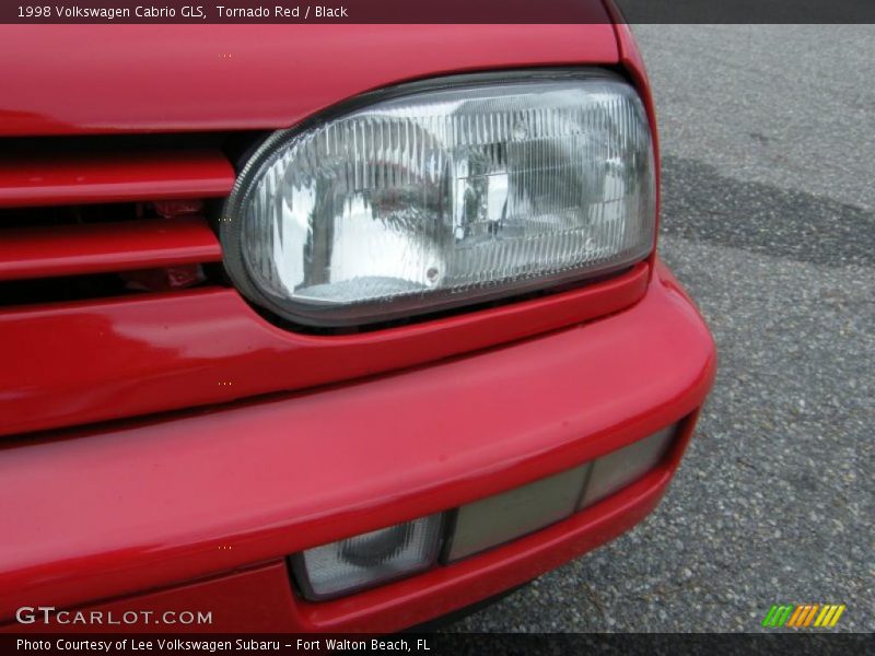 Tornado Red / Black 1998 Volkswagen Cabrio GLS
