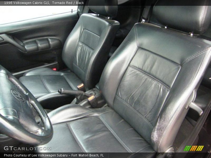 Tornado Red / Black 1998 Volkswagen Cabrio GLS