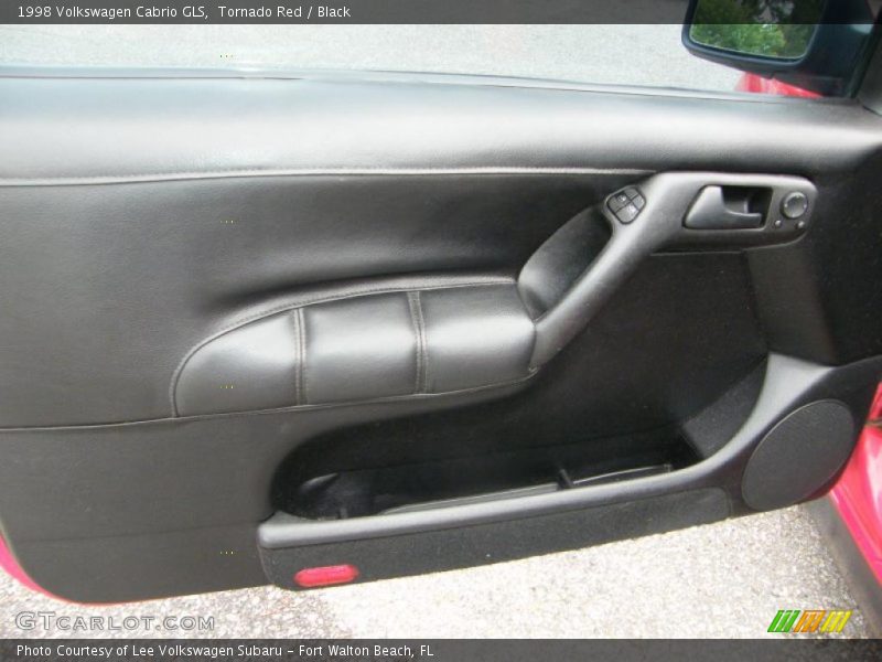 Tornado Red / Black 1998 Volkswagen Cabrio GLS