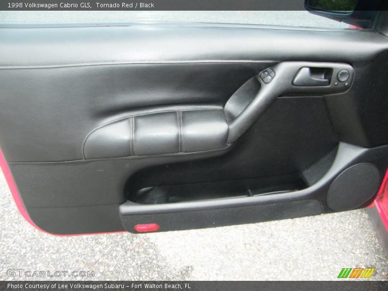 Tornado Red / Black 1998 Volkswagen Cabrio GLS