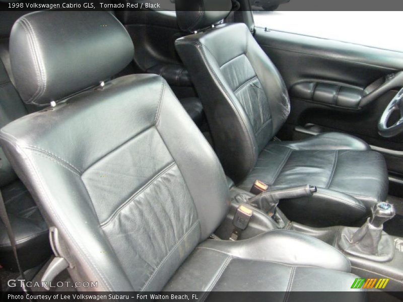Tornado Red / Black 1998 Volkswagen Cabrio GLS