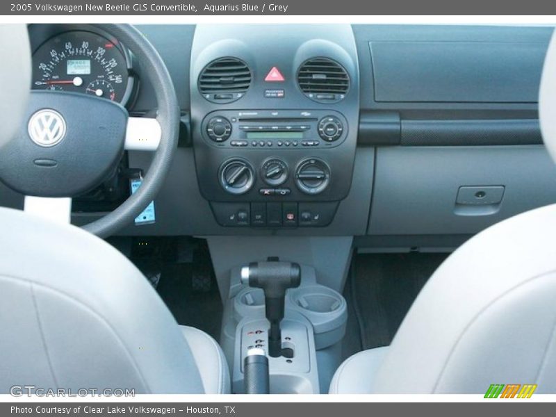 Aquarius Blue / Grey 2005 Volkswagen New Beetle GLS Convertible
