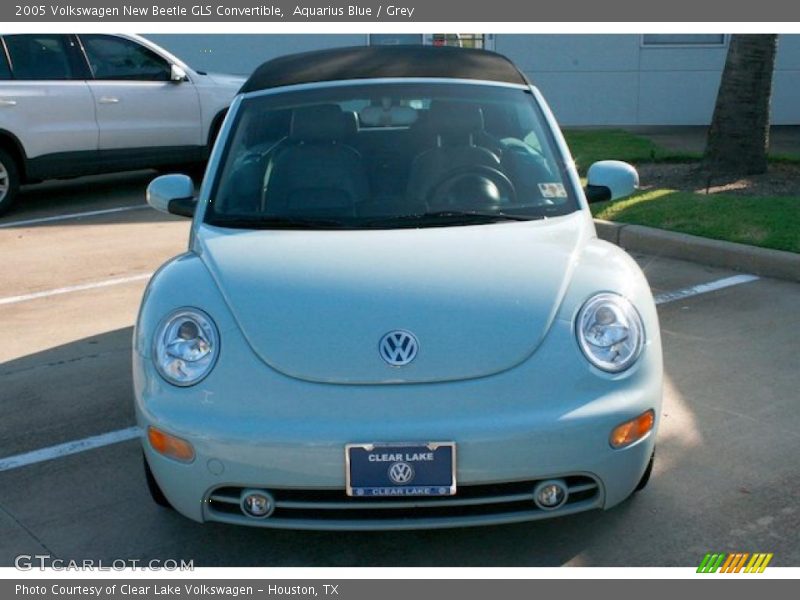 Aquarius Blue / Grey 2005 Volkswagen New Beetle GLS Convertible