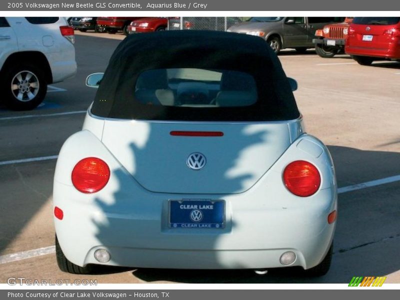 Aquarius Blue / Grey 2005 Volkswagen New Beetle GLS Convertible