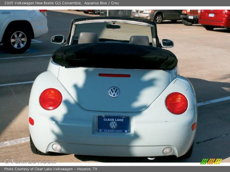Aquarius Blue / Grey 2005 Volkswagen New Beetle GLS Convertible