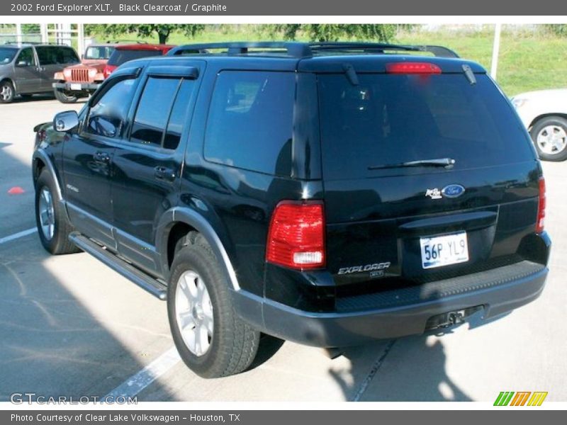 Black Clearcoat / Graphite 2002 Ford Explorer XLT