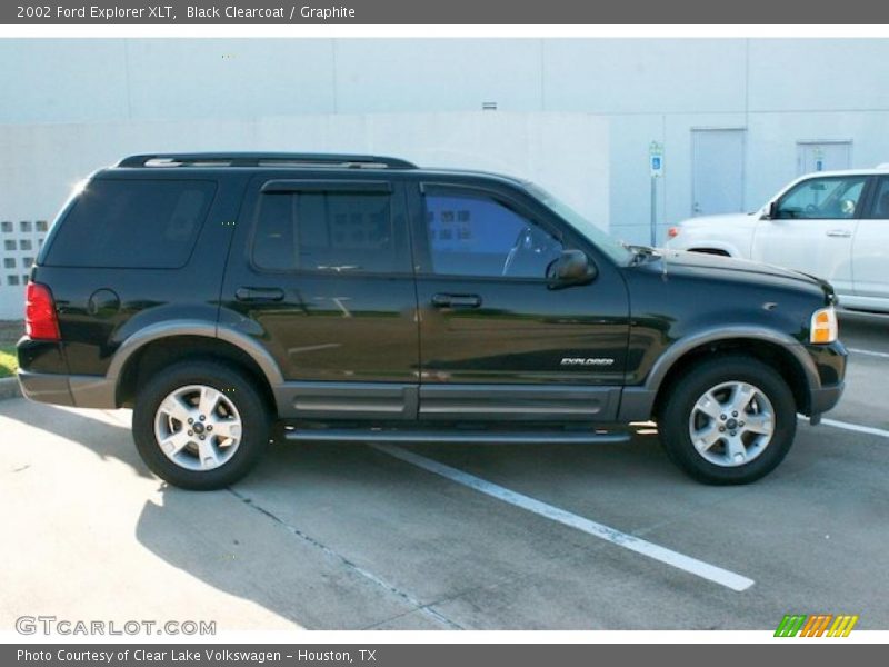 Black Clearcoat / Graphite 2002 Ford Explorer XLT