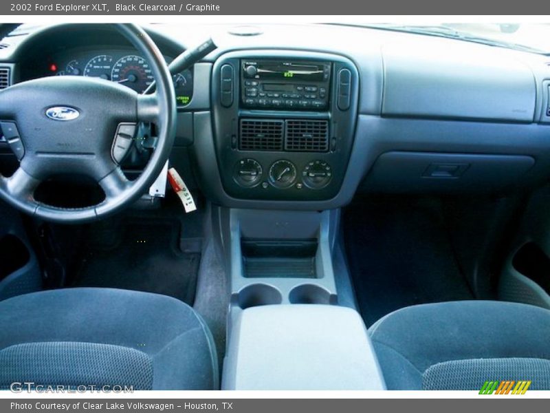 Black Clearcoat / Graphite 2002 Ford Explorer XLT