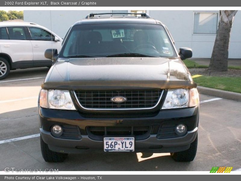 Black Clearcoat / Graphite 2002 Ford Explorer XLT