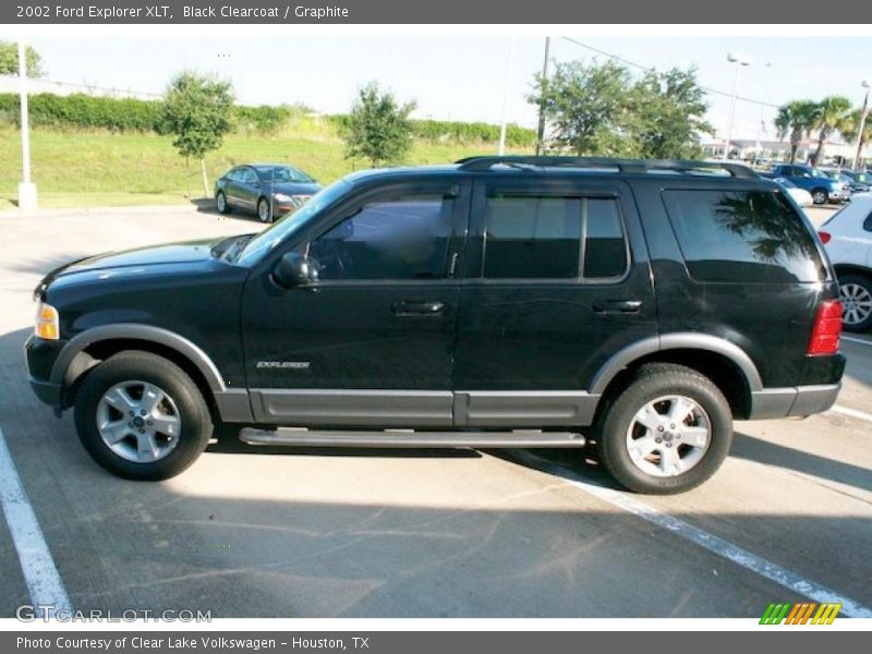 Black Clearcoat / Graphite 2002 Ford Explorer XLT