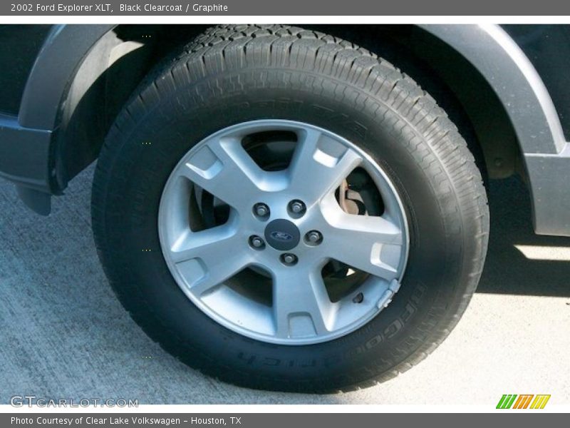 Black Clearcoat / Graphite 2002 Ford Explorer XLT