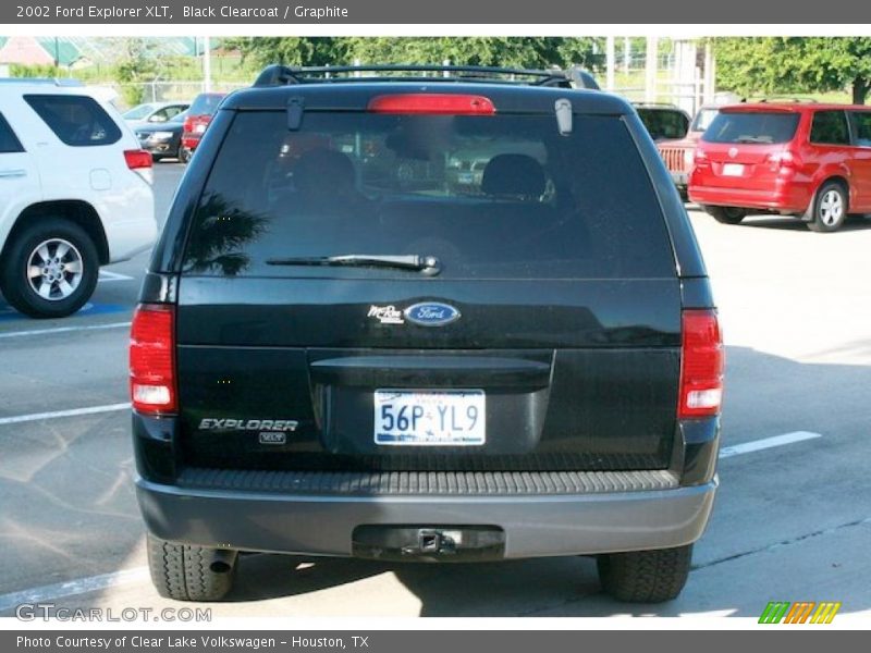 Black Clearcoat / Graphite 2002 Ford Explorer XLT