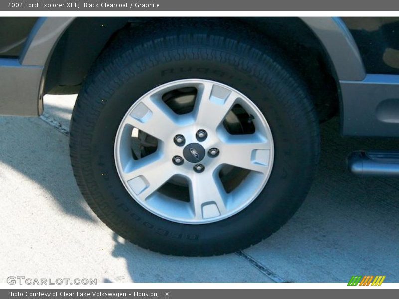 Black Clearcoat / Graphite 2002 Ford Explorer XLT