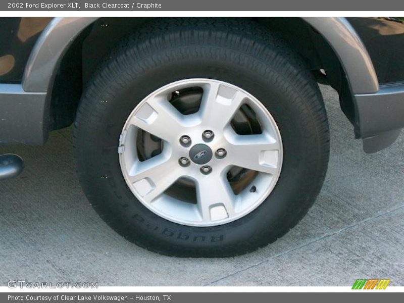 Black Clearcoat / Graphite 2002 Ford Explorer XLT
