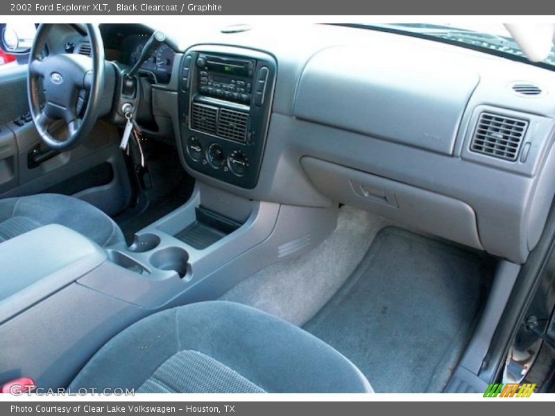 Black Clearcoat / Graphite 2002 Ford Explorer XLT