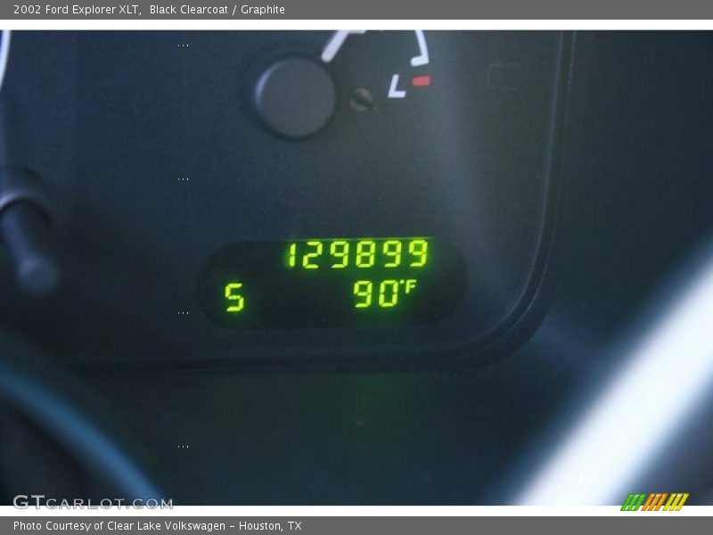Black Clearcoat / Graphite 2002 Ford Explorer XLT