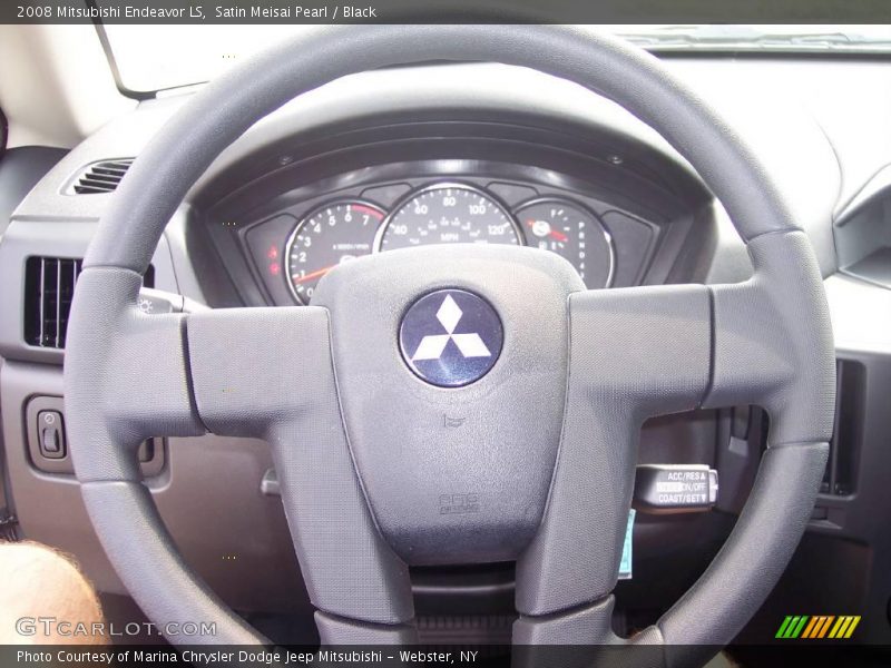 Satin Meisai Pearl / Black 2008 Mitsubishi Endeavor LS