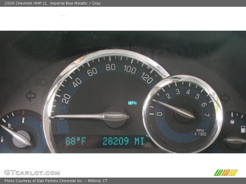 Imperial Blue Metallic / Gray 2009 Chevrolet HHR LS
