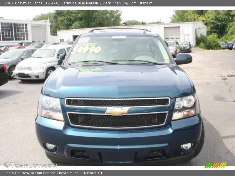 Bermuda Blue Metallic / Dark Titanium/Light Titanium 2007 Chevrolet Tahoe LTZ 4x4