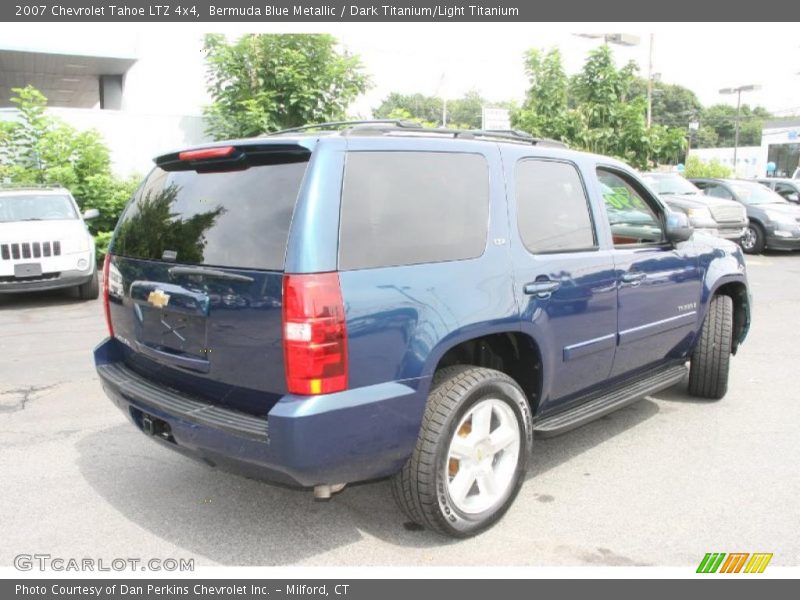 Bermuda Blue Metallic / Dark Titanium/Light Titanium 2007 Chevrolet Tahoe LTZ 4x4
