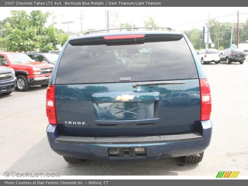 Bermuda Blue Metallic / Dark Titanium/Light Titanium 2007 Chevrolet Tahoe LTZ 4x4