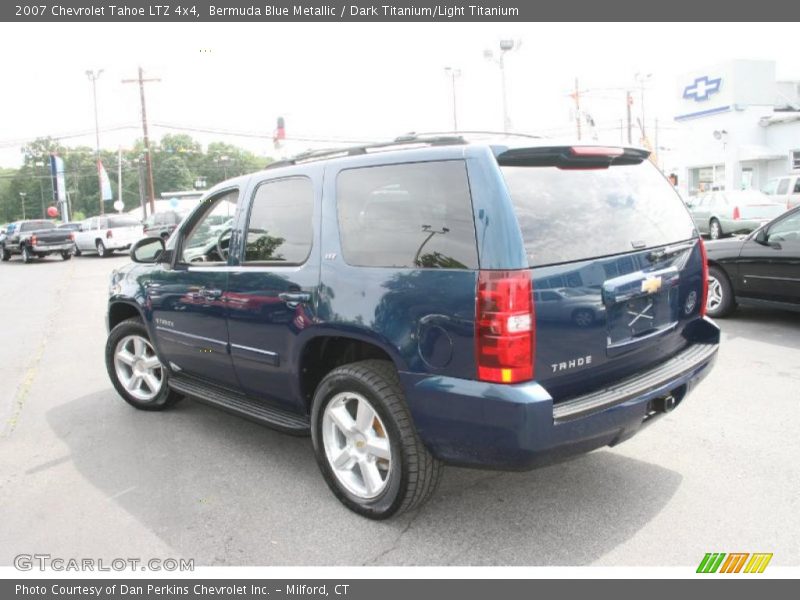 Bermuda Blue Metallic / Dark Titanium/Light Titanium 2007 Chevrolet Tahoe LTZ 4x4