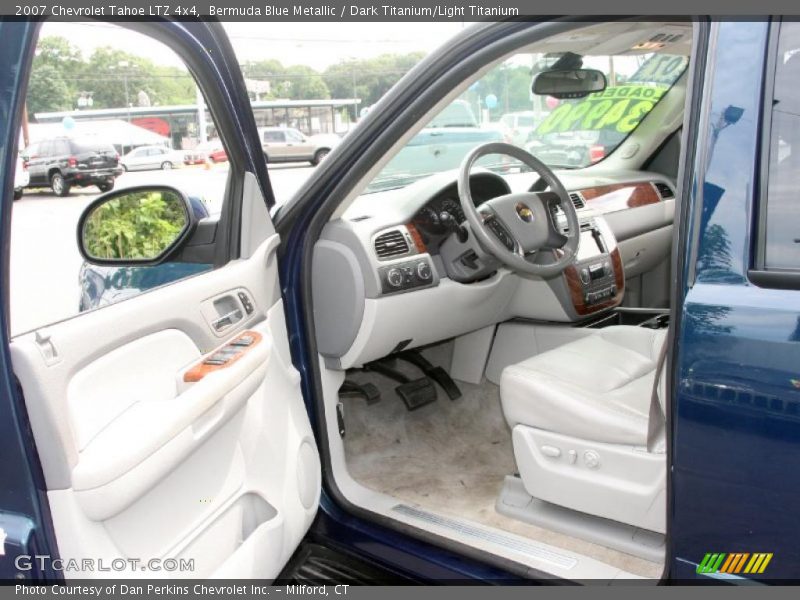 Bermuda Blue Metallic / Dark Titanium/Light Titanium 2007 Chevrolet Tahoe LTZ 4x4