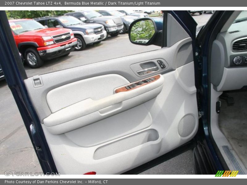 Bermuda Blue Metallic / Dark Titanium/Light Titanium 2007 Chevrolet Tahoe LTZ 4x4