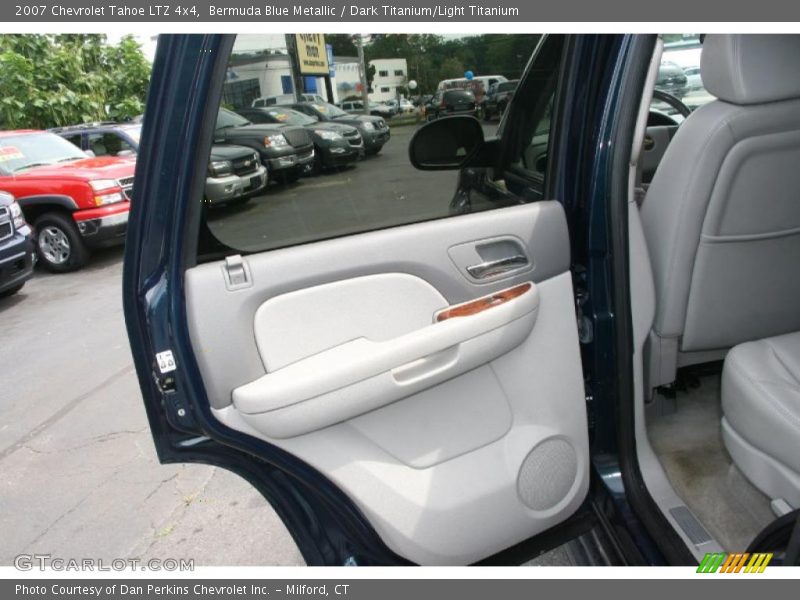 Bermuda Blue Metallic / Dark Titanium/Light Titanium 2007 Chevrolet Tahoe LTZ 4x4