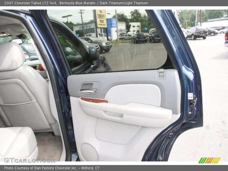Bermuda Blue Metallic / Dark Titanium/Light Titanium 2007 Chevrolet Tahoe LTZ 4x4