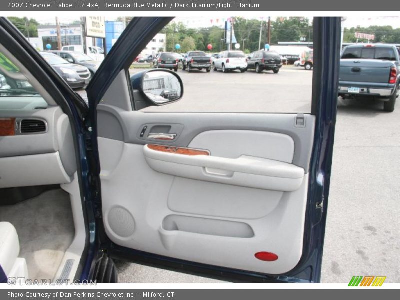 Bermuda Blue Metallic / Dark Titanium/Light Titanium 2007 Chevrolet Tahoe LTZ 4x4