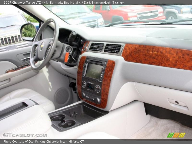 Bermuda Blue Metallic / Dark Titanium/Light Titanium 2007 Chevrolet Tahoe LTZ 4x4