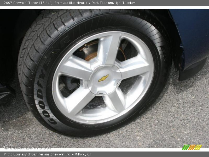 Bermuda Blue Metallic / Dark Titanium/Light Titanium 2007 Chevrolet Tahoe LTZ 4x4