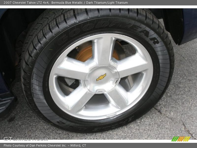 Bermuda Blue Metallic / Dark Titanium/Light Titanium 2007 Chevrolet Tahoe LTZ 4x4