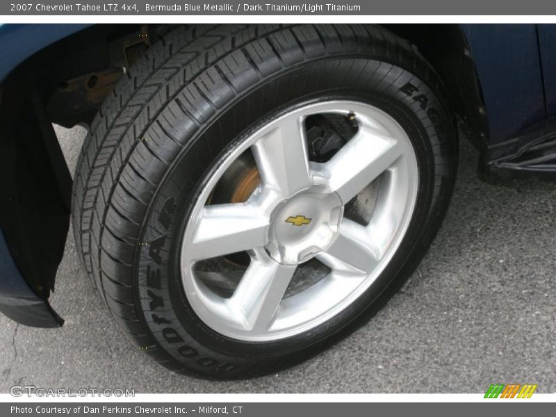 Bermuda Blue Metallic / Dark Titanium/Light Titanium 2007 Chevrolet Tahoe LTZ 4x4