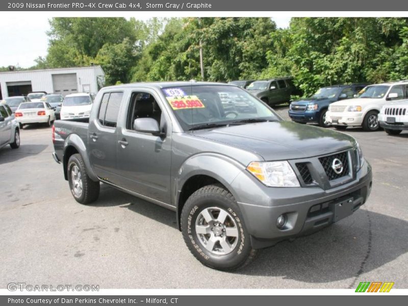 Storm Gray / Graphite 2009 Nissan Frontier PRO-4X Crew Cab 4x4