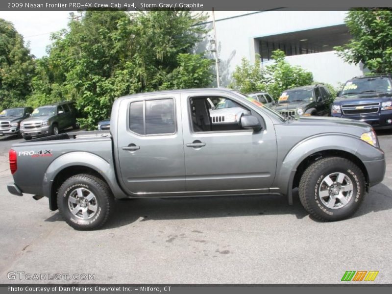 Storm Gray / Graphite 2009 Nissan Frontier PRO-4X Crew Cab 4x4