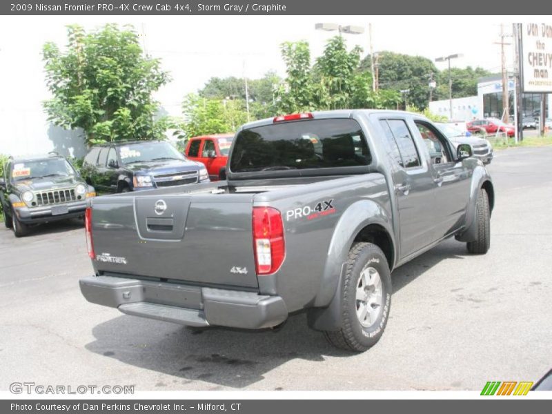 Storm Gray / Graphite 2009 Nissan Frontier PRO-4X Crew Cab 4x4