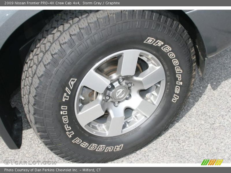 Storm Gray / Graphite 2009 Nissan Frontier PRO-4X Crew Cab 4x4