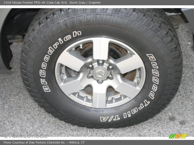 Storm Gray / Graphite 2009 Nissan Frontier PRO-4X Crew Cab 4x4